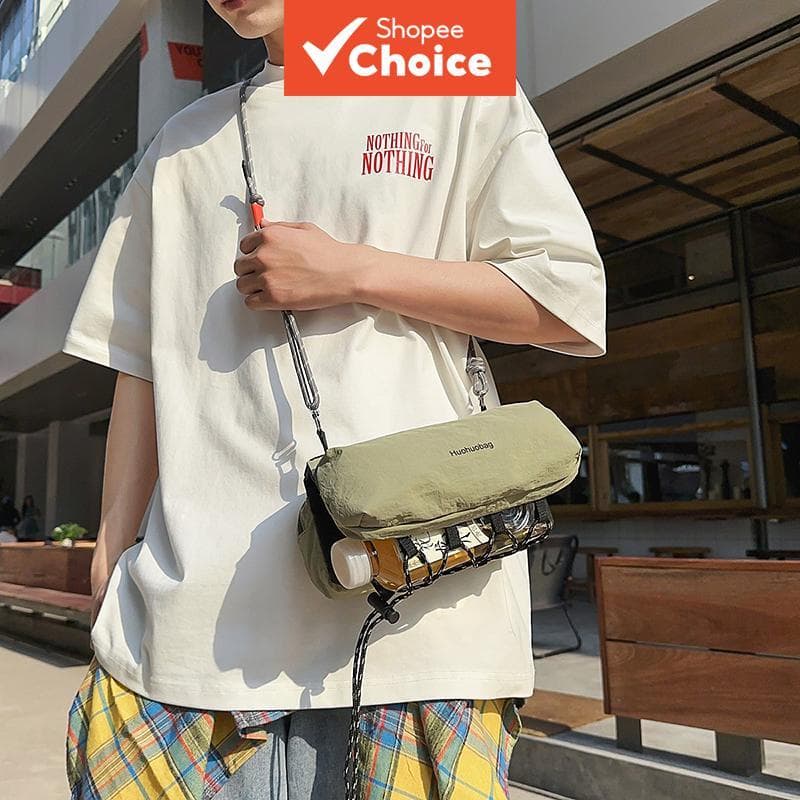 Bolsa tiracolo cilíndrica | bolsa portátil para atividades ao ar livre | bolsa de ombro versátil para o dia a dia |