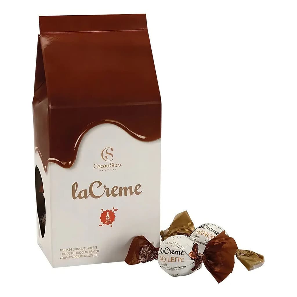 Caixa De Trufas Lacreme 160g Cacau Show Para Presente
