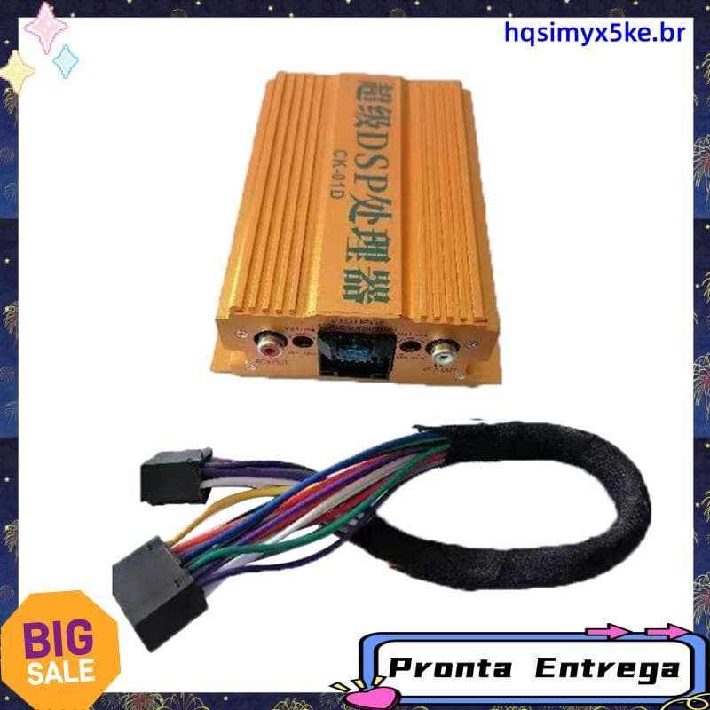 Amplificador DSP De Rádio Para Carro , Alto-Falantes Modificados De 4 Vias , Android , Universal , Com Fio , De Som , Es