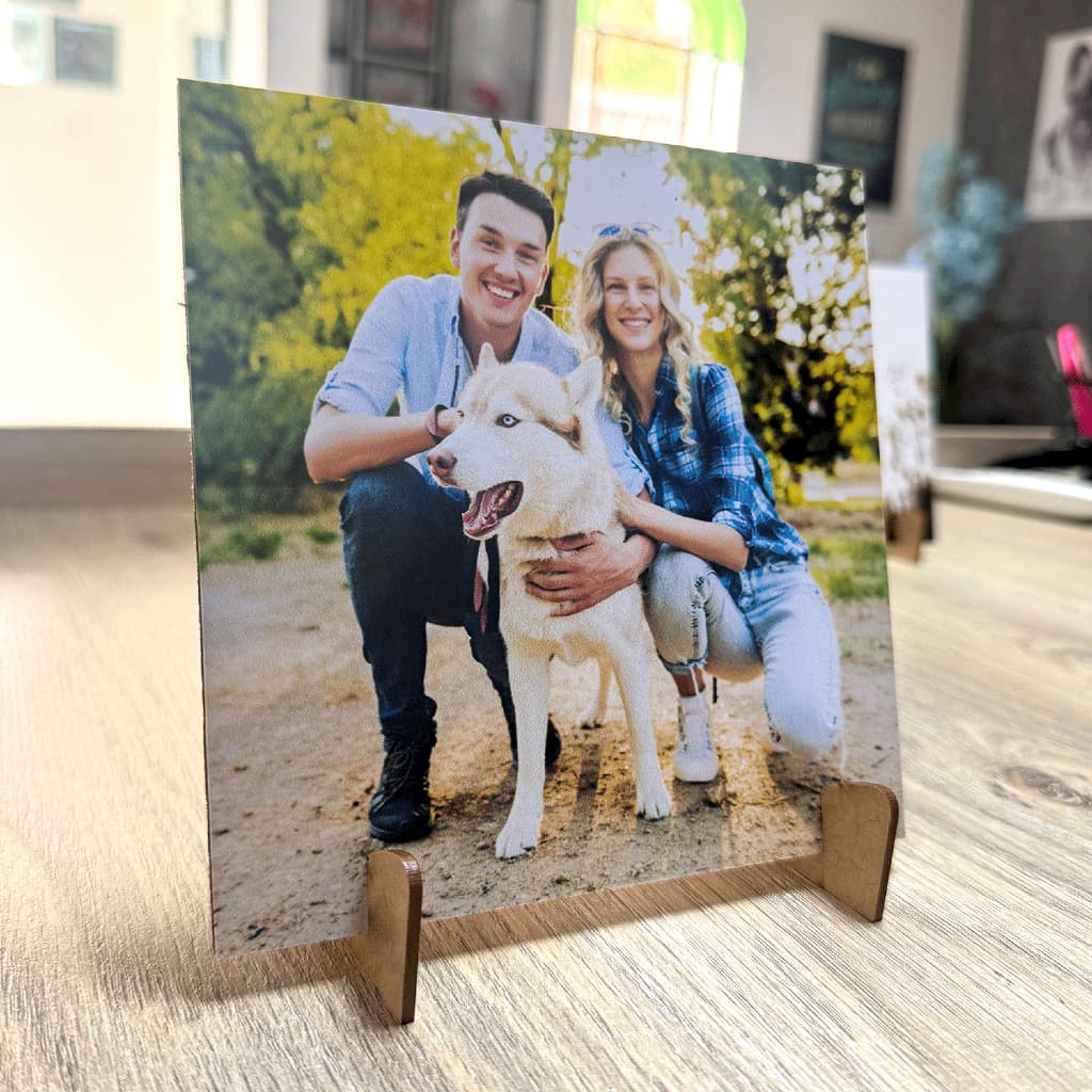 Quadros de Mesa Personalizados c/ Sua Foto 1/2/3/4 und - Família - Pais - Mães - Namorados - Pet