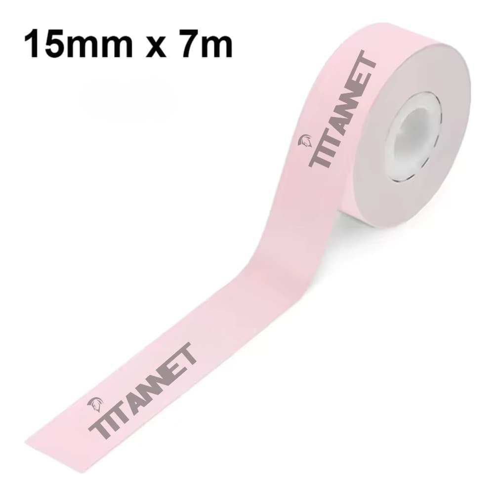 Bobina Térmica Continua Adesiva 15mm Mini Impressora Térmica