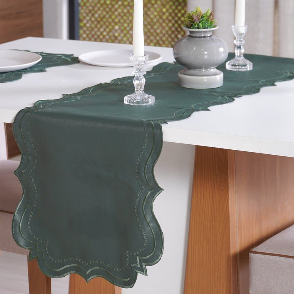 Trilho de Mesa Bordare Bordado 40x180cm