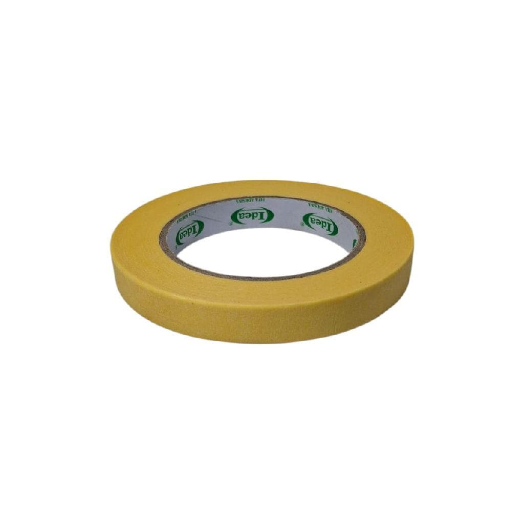 Fita Crepe Uso Pintura 15mm X 50 Metros 10 Rolos Pequenos Reforma Construção Pedreiro Pintor
