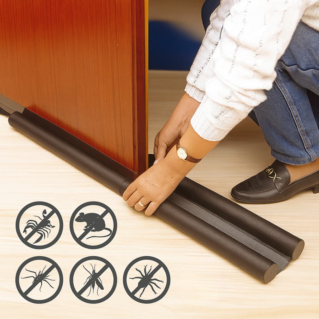 Kit Protetor Veda Porta 80cm Impermeável Ajustável