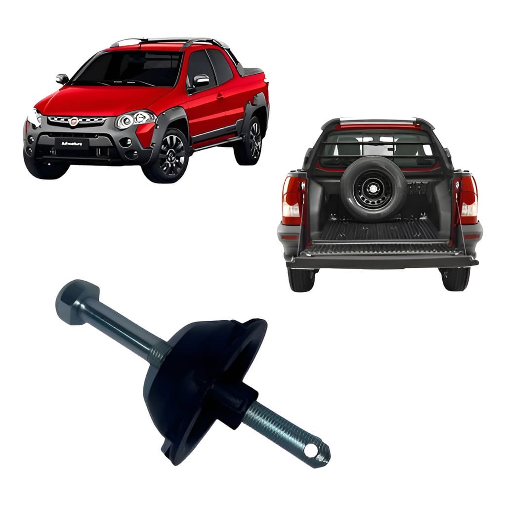 Kit Porca E Parafuso Estepe Para Pickup Fiat Strada Promoção