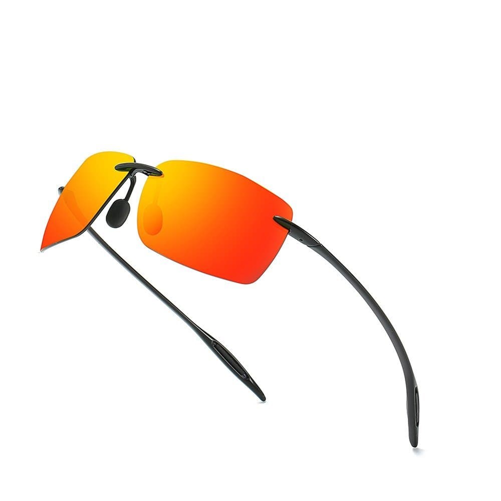 Ultra-light TR90 Square Polarized Sunglasses Men and Women Fashion Retro UV400
