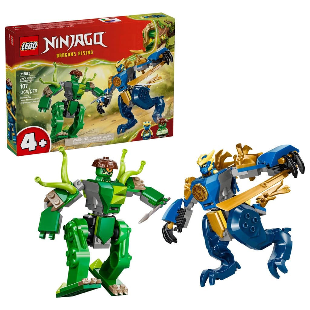 Lego Ninjago - Luta com Robô Dragão de Jay - 107 peças 71853
