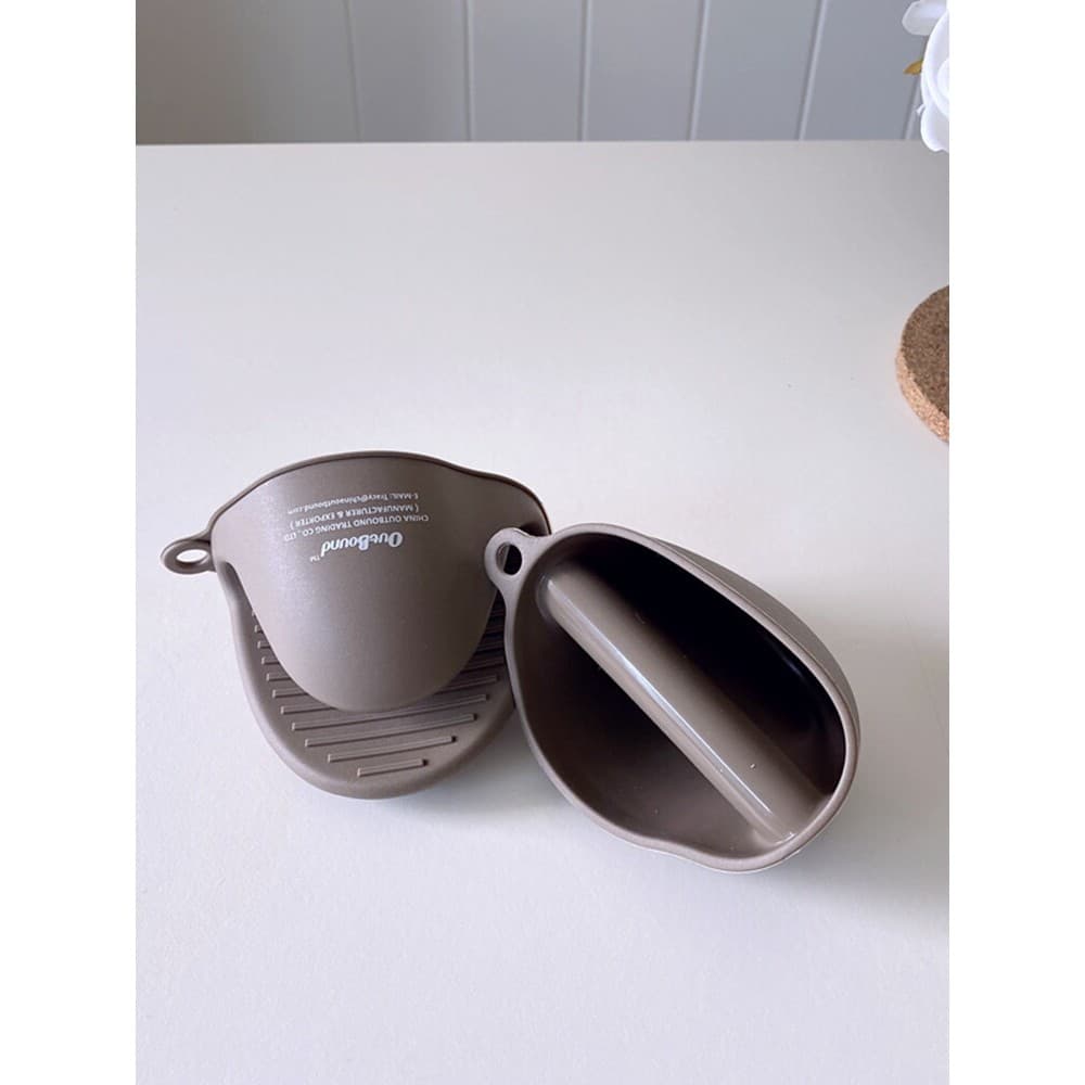 Luvas de forno Luva de silicone resistente calor Luva térmica cozinha Silicone isolamento térmico cozimento Anti-escalda