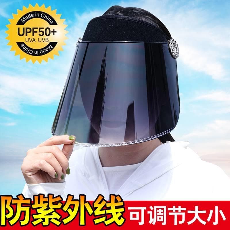 Japão japão Muji chapéu de sol feminino protetor solar Anti-ultravioleta chapéu de sol máscara facial verão equitação ve