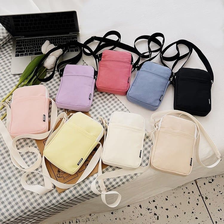 【Antifurto e Leve】Bolsa Transversal Masculina/Feminina com Vários Compartimentos/Impermeável para Celular