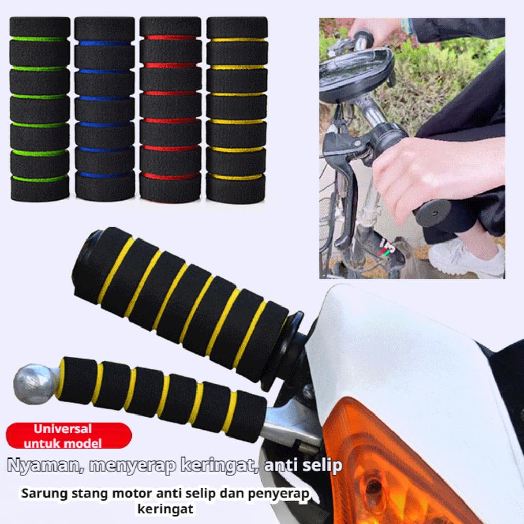 [Conforto Extra] [Universal] [Universal Fit] Manopla/Moto/Espuma/Conforto/Versátil/Manopla de Moto/Espuma Antiderrapante