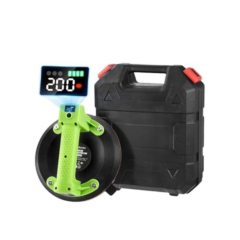 Ventosas Elétricas Para Vidro 2 Peças , Carga Máxima De 600 lbs , Levantador De Azulejo De 8 " Com Bateria De 2000mAh