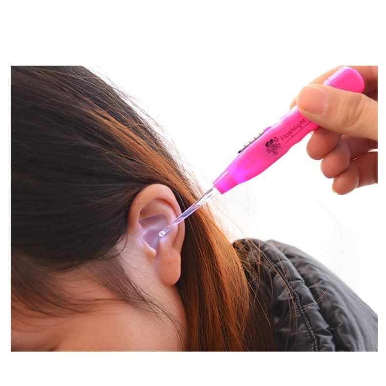 Lanterna De Luz LED Para Bebê , Removedor De Limpeza De Ouvido , Ferramenta Removedora De Picareta