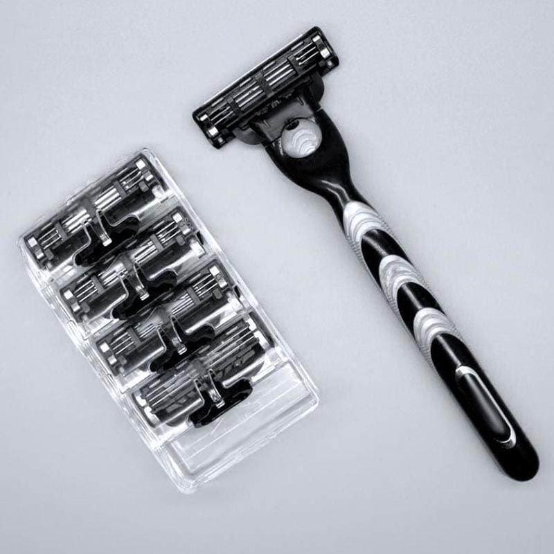Navalha de três camadas Geely Navalha Manual de 3 camadas Faca de barba Cabeça de barbear masculina Universal Sharp 3 Bl