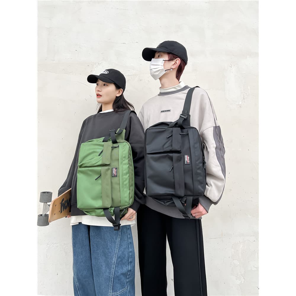 Bolsa de peito japonesa de grande capacidade, bolsa mensageiro para meninos, roupa de rua, ferramentas funcionais mascul