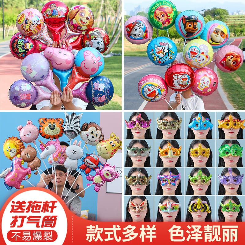 Início da escola recomendação do dia nacional dos desenhos animados rua vassoura vara balão bandana balão grande greve v