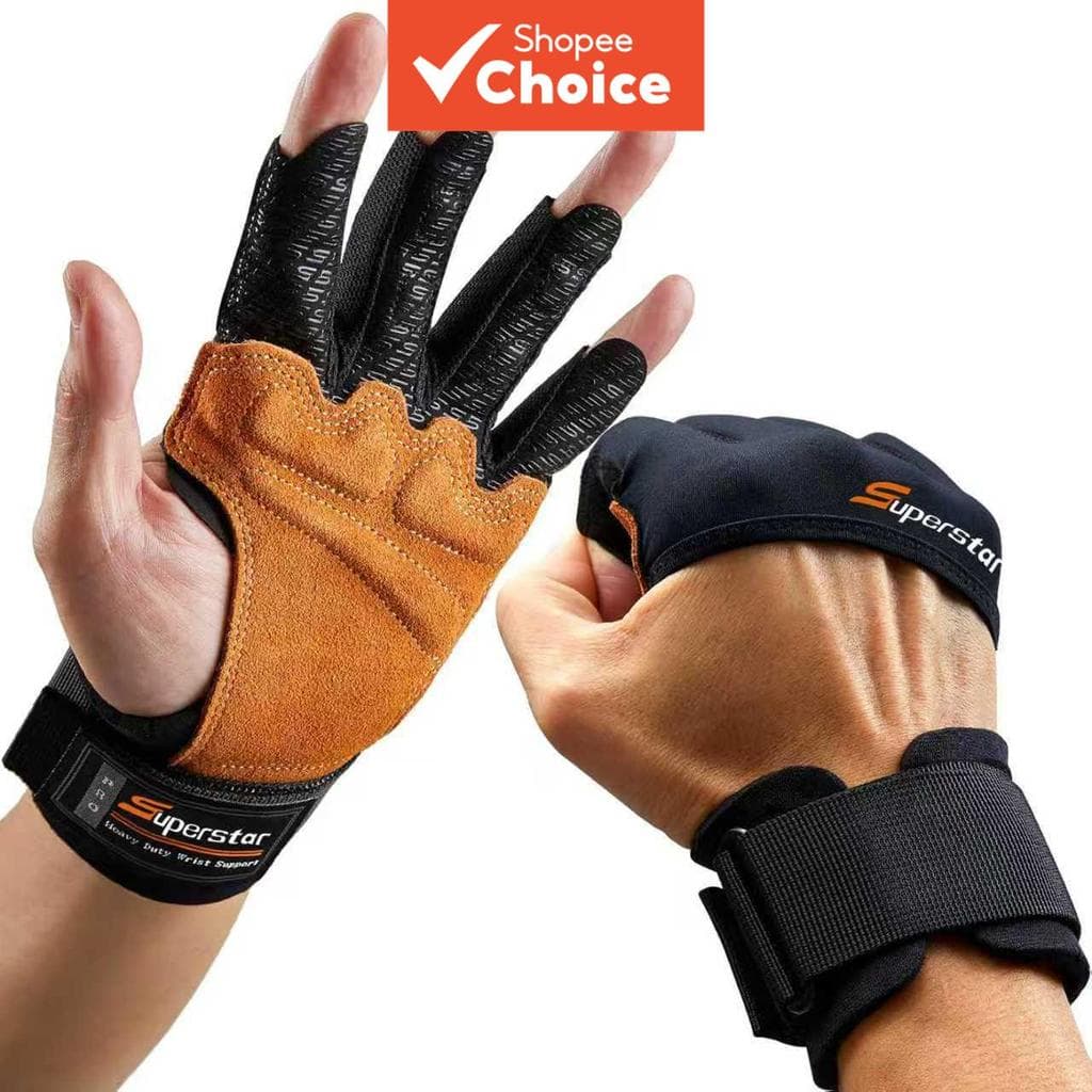 Almofada De Silicone De Couro De Vaca Ao Ar Livre Fitness Luvas De Meio Dedo Para Homens E Mulheres , Corrida , Caminhad