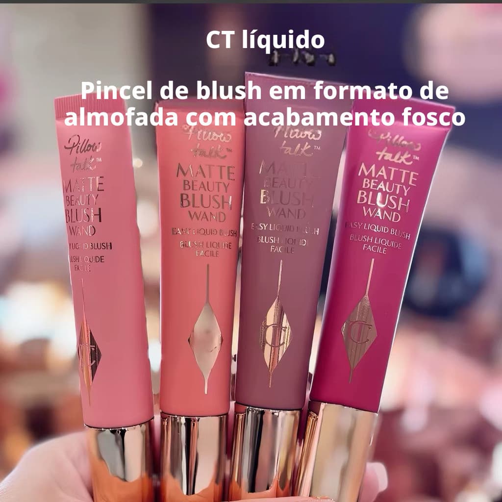 Blush Líquido Matte Charlotte Tilbury/CT, Rosa Pêssego, Longa Duração e Não Desbotável, 12ml