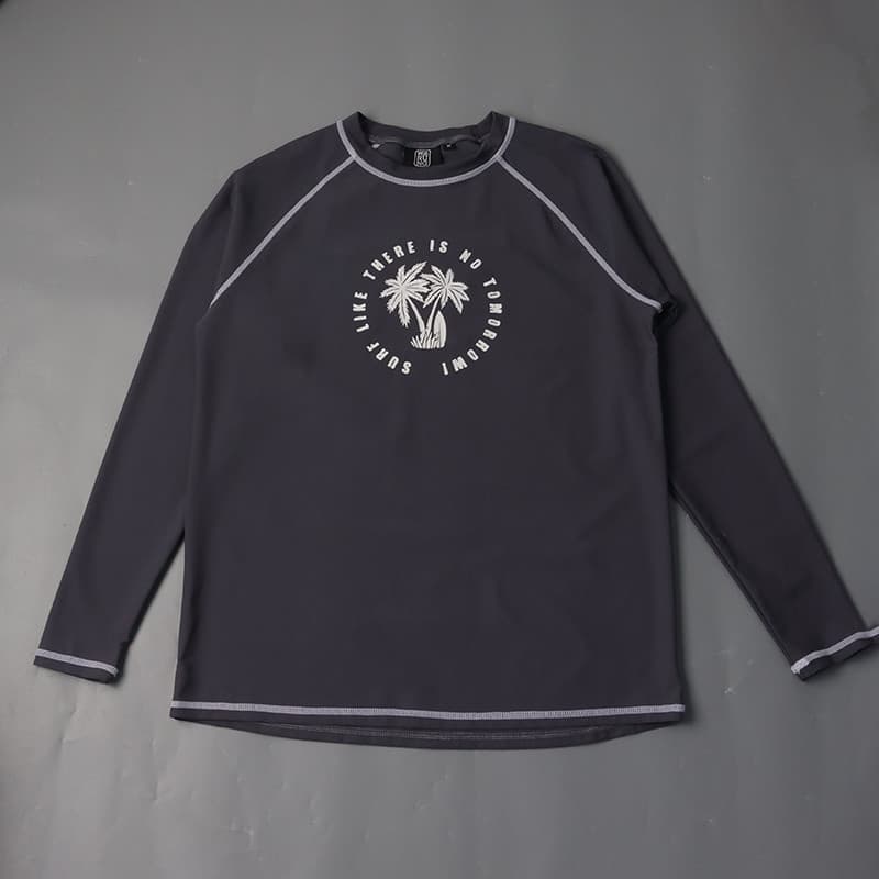 Comércio exterior adulto manga comprida protetor solar topo masculino surf terno de mergulho de secagem rápida Sw