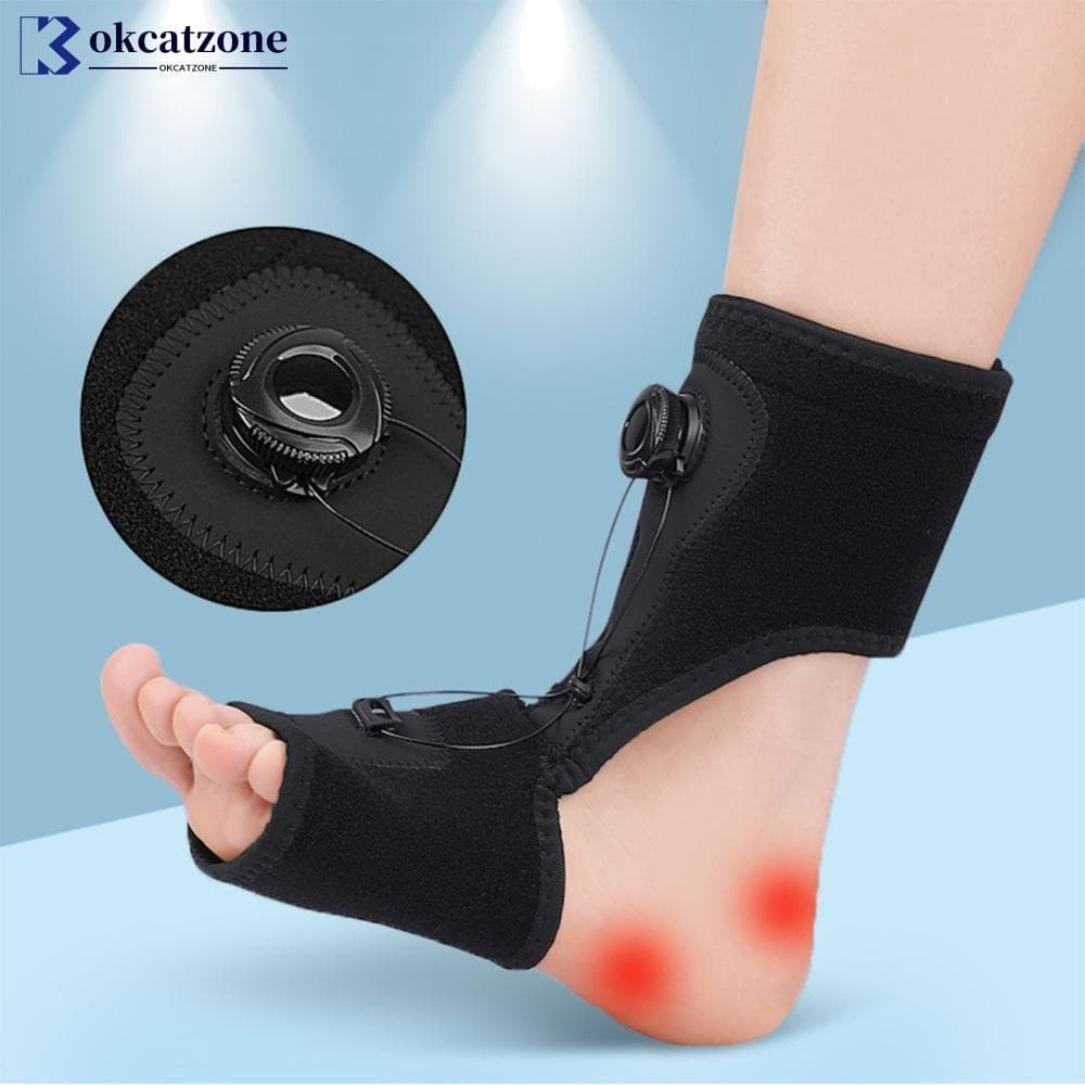 OKCATZONE Ajuste Do Botão Órtese Confortável Para Os Pés Plantar Fascia Fixação Apoio Tornozelo Suporte Da S4Y3