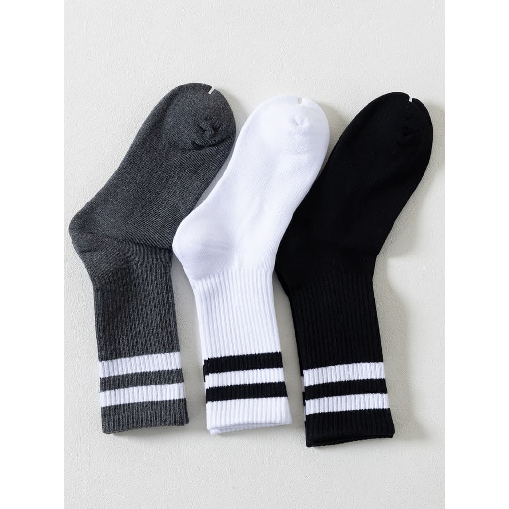 Crianças meias de panturrilha inverno grosso Terry meias meninas tubarão calças combinando meias de algodão cinza meados