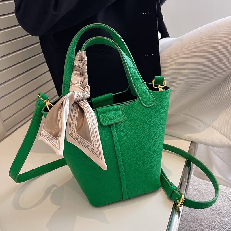 Bolsa bolsa feminina Cesta de vegetais elegante e versátil com textura de venda quente