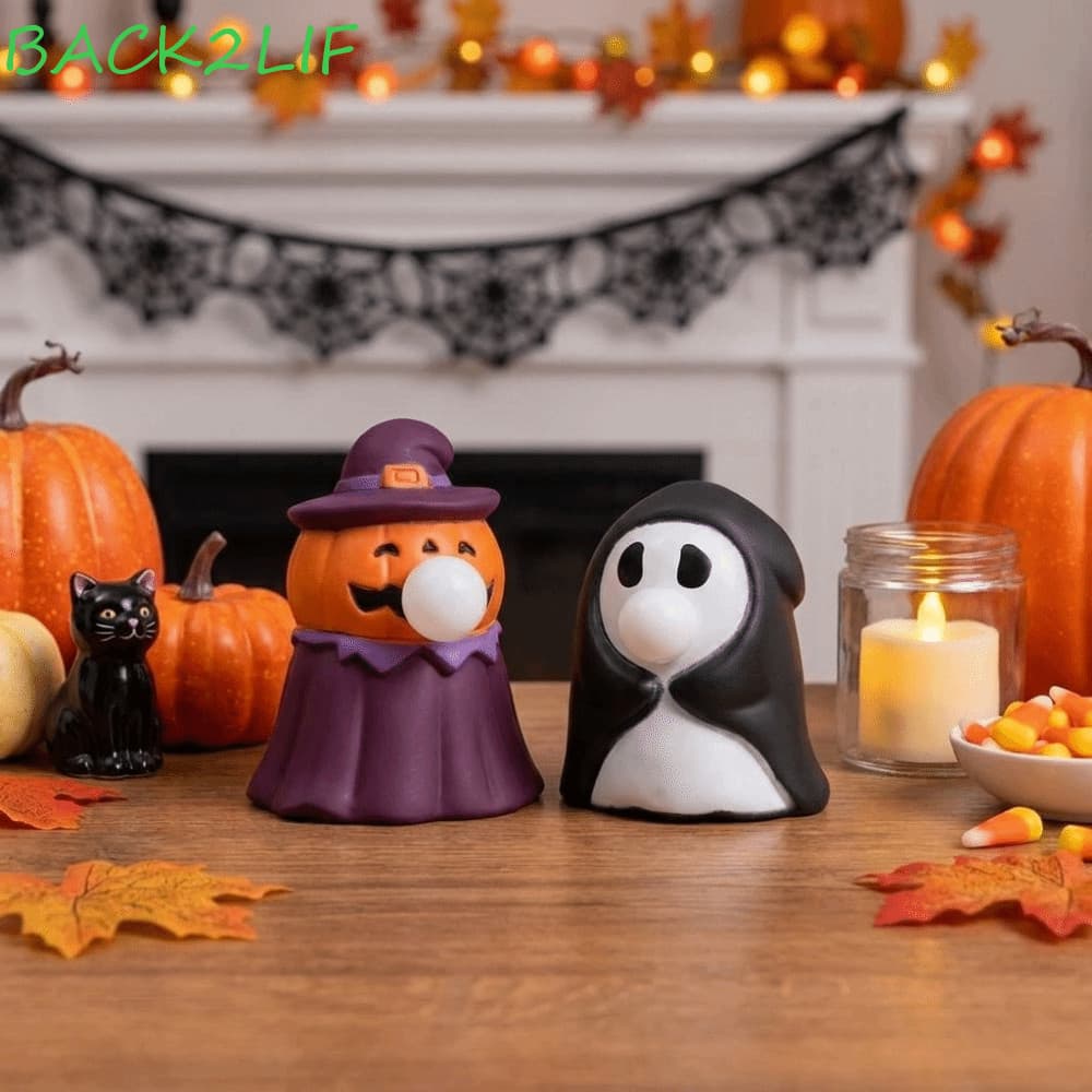 Bola De Pitada Fantasma De Abóbora BACK2LIF , Estresse De Desenho Animado Criativo , Ornamento Halloween De Brinquedo Fi