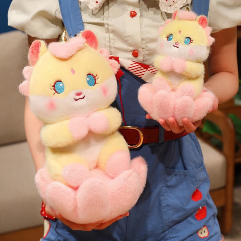 Imediata boa sorte lótus bonito mascote cavalo boneca pingente de pelúcia ornamentos reunião anual brinquedos presentes