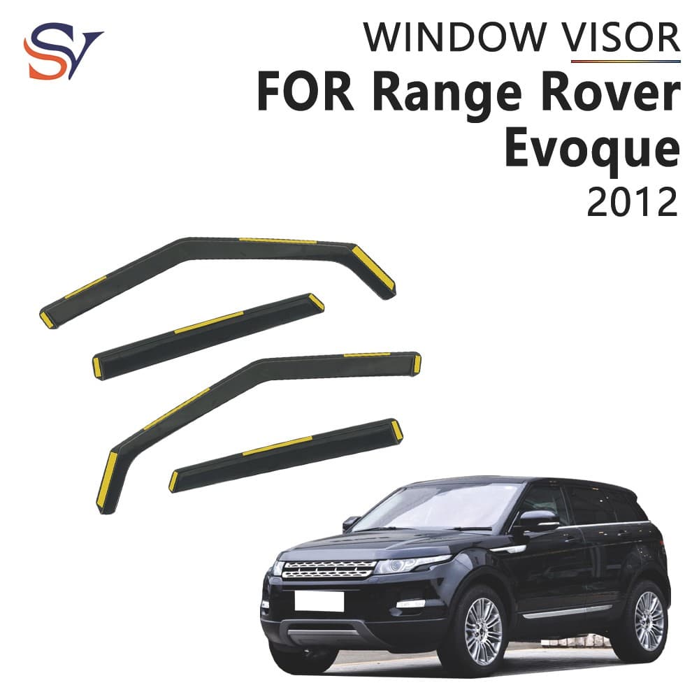 Escudo Meteorológico De Material premium-PC Para Range Rover Evoque 2012 INCHANNEL Atacado Janela Defletor De Carro Em V