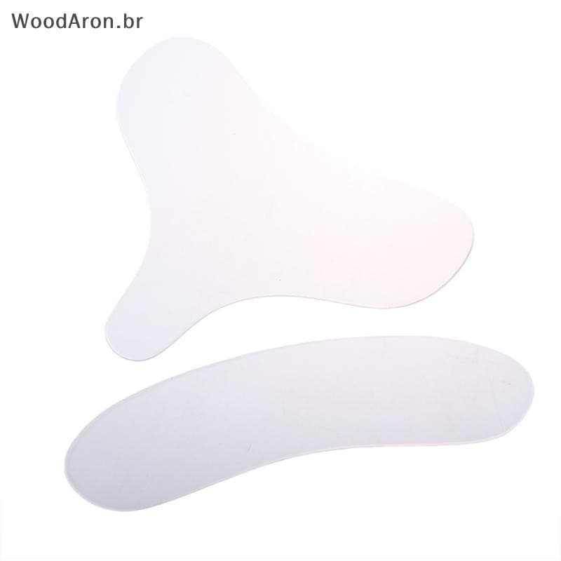 WoodAron 2 Pçs/set Anti Rugas Peito Pescoço Almofada De Silicone Reutilizável Lavável Patches Removedor Tratamento Envel