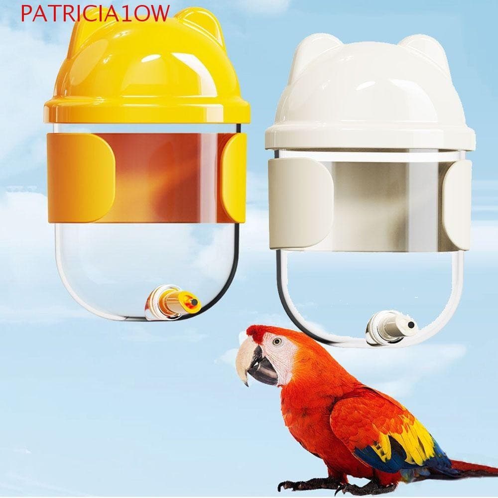 PATRICIA1OW Garrafa Para Beber Papagaio , Dispensador Automático De Água Pássaros À Prova De Vazamento Com Trava De Botã