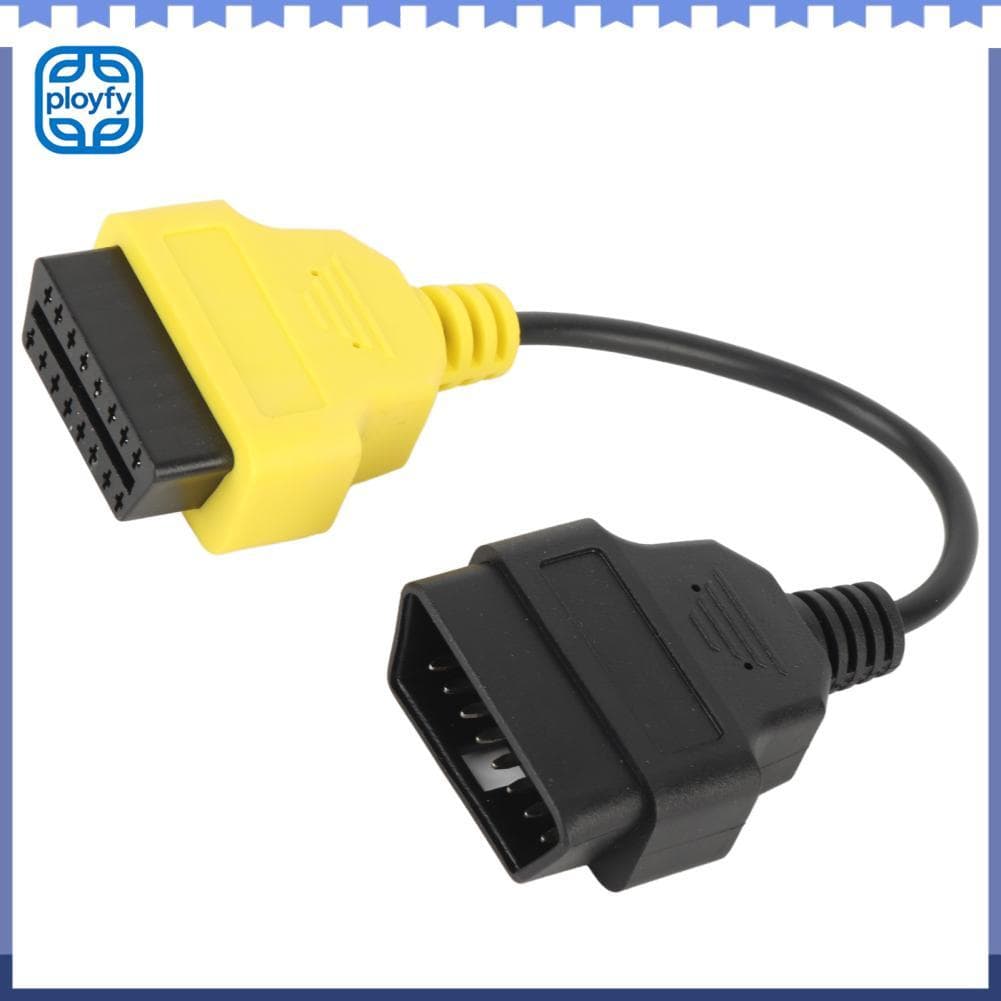 ployfy Obd2 Cabo de diagnóstico Adaptador de scanner de carro profissional com conector amarelo Abs durável pode