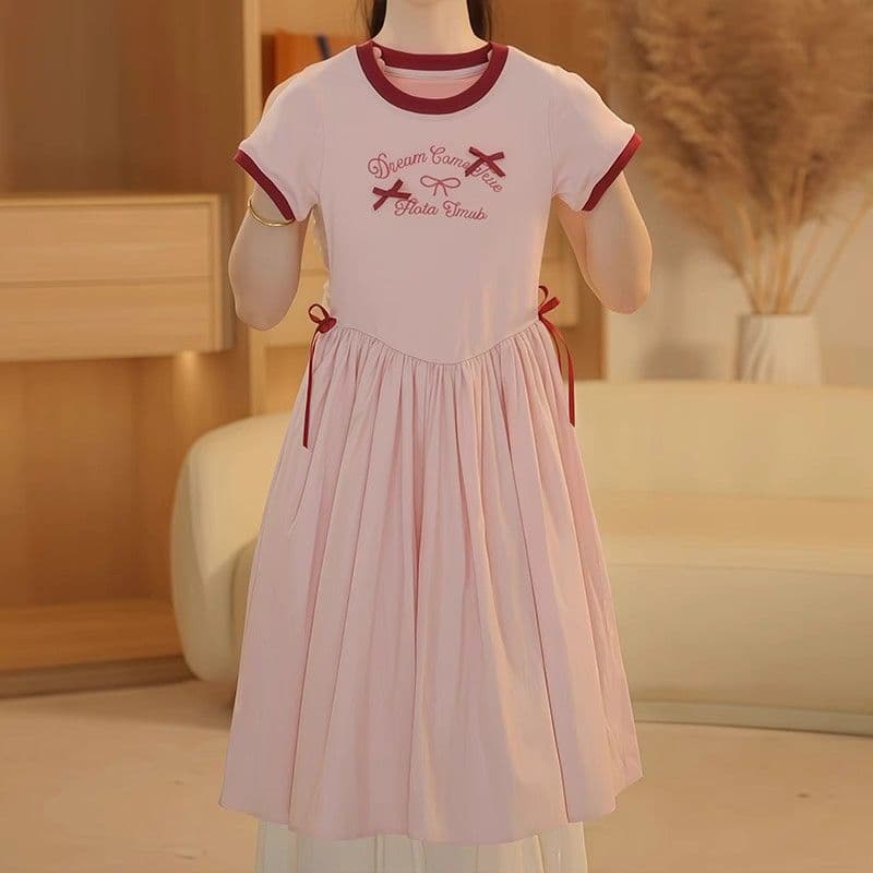 Meninas vestido de verão 2025 novo estilo crianças estilo ocidental colete vestido de verão médio grande crianças Super