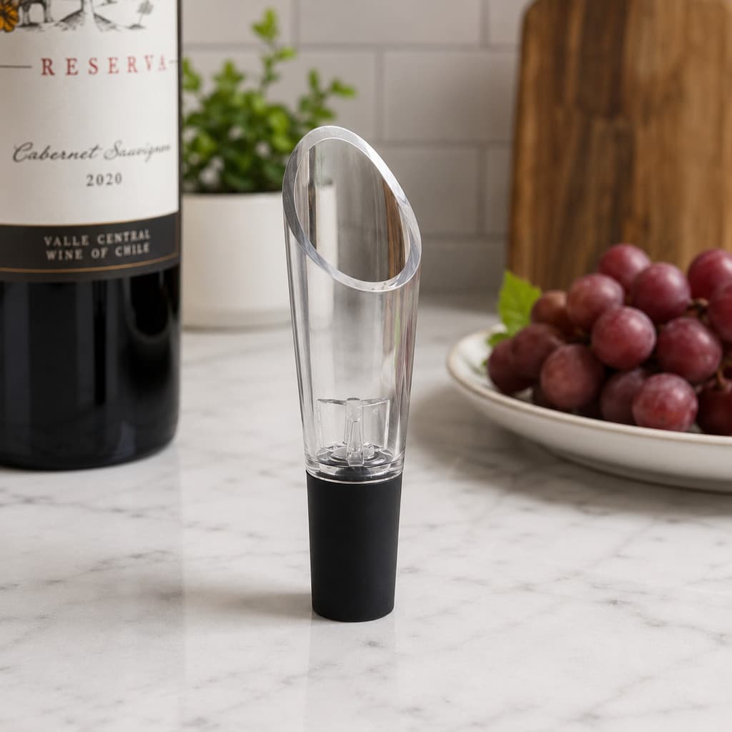 Bico Dosador Pourer Grande Triangular para Garrafas de Vinho, Bebidas e Azeite 9,5 cm