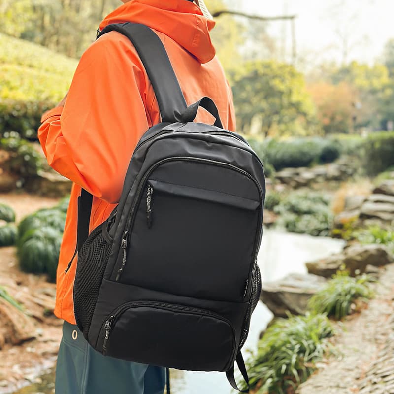 2025 novo estilo moda simples All-Match mochila estudante leve saco de escola saco de computador cor sólida viagem mochi