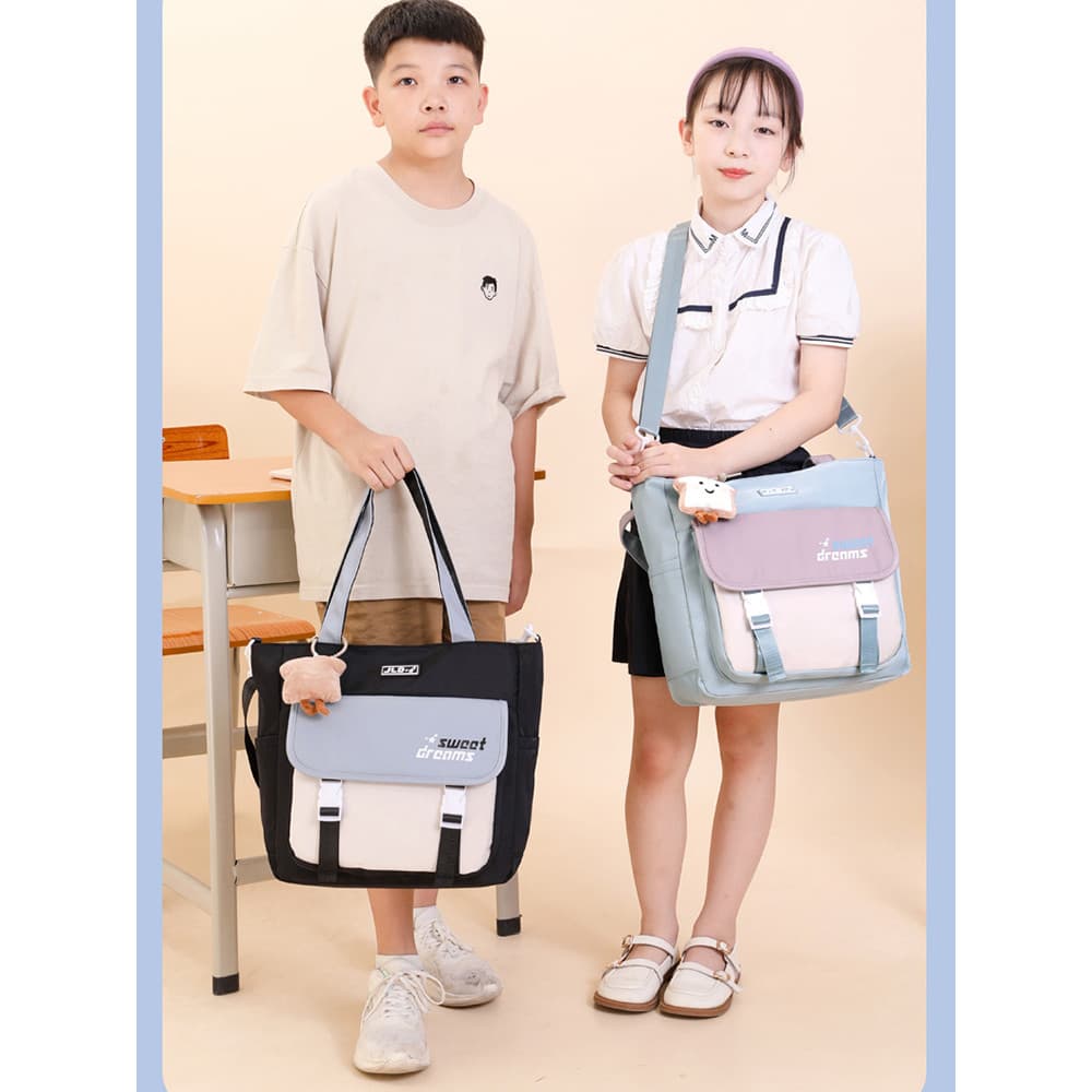 Crianças estudantes do ensino fundamental Tutorial saco bolsa meninas estudantes do ensino médio grande capacidade menin