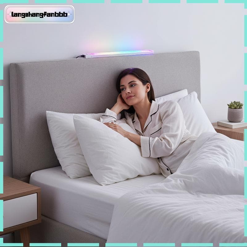 [LANGB] RGB Ambiente Sensor Luz Recarregável Magnética Lâmpada De Parede Economizadora De Energia Para Decoração De Mesa