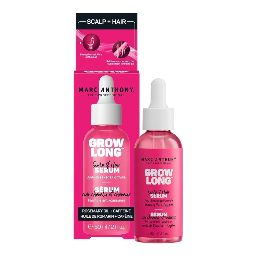 Marc Anthony Grow Long Scalp & Hair Serum - Fórmula Anti-Quebra Nutre, Fortalece e Hidrata o Couro Cabeludo e os Folícul