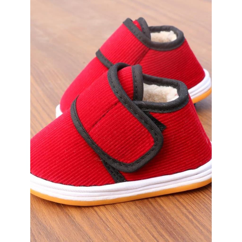 Homens mulheres sapatos de pano feitos à mão bebê velo quente sola macia inverno sola macia Anti-queda Melaleuca sola 4