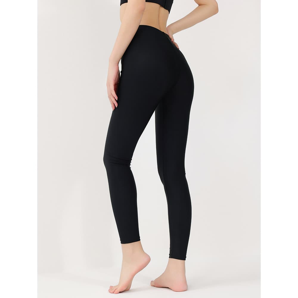 Calções de banho de cintura alta calças femininas primavera quente Leggings troncos de natação dividir Shorts praia merg