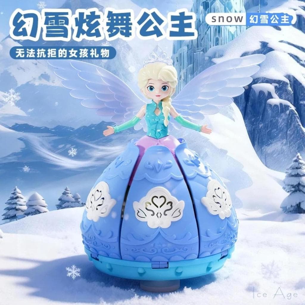 Slade Ice Princess Cantando Dança Música Elétrica Brinquedo Universal Rotativo Crianças Presente Do Bebê Feminino