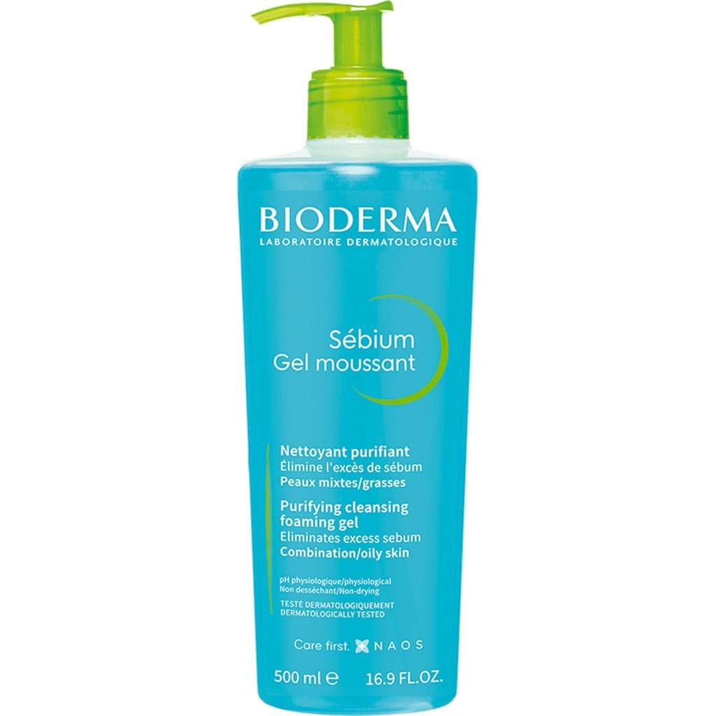Bioderma - Limpador Facial - Sébium - Desmaquilhante - Purificador de Pele - Sabonete Facial para Pele Mista a Oleosa SJ
