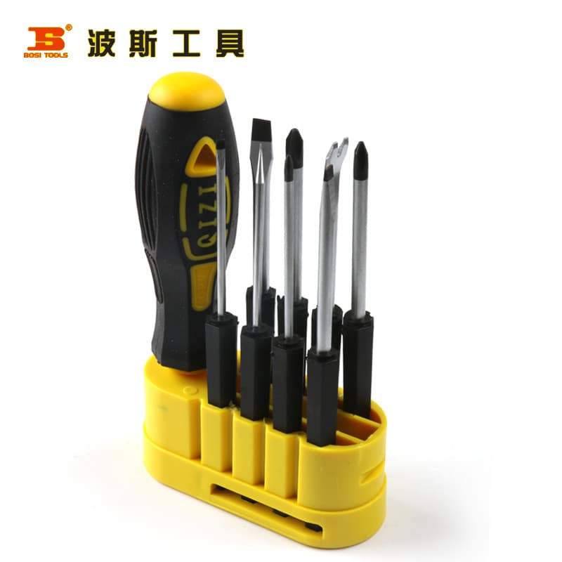 Conjunto persa de 9 peças, chave de fenda multiuso, chave de fenda plana Phillips, ferramenta de telecomunicações BS4680
