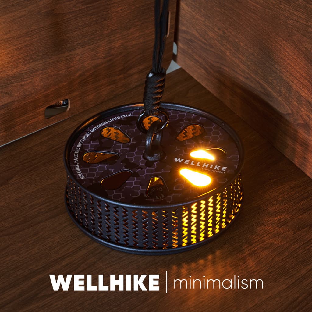 WELLHIKE oco Mosquito bobina bandeja acampamento ao ar livre pesca Retro ferro caixa de Metal portátil queimador de arom