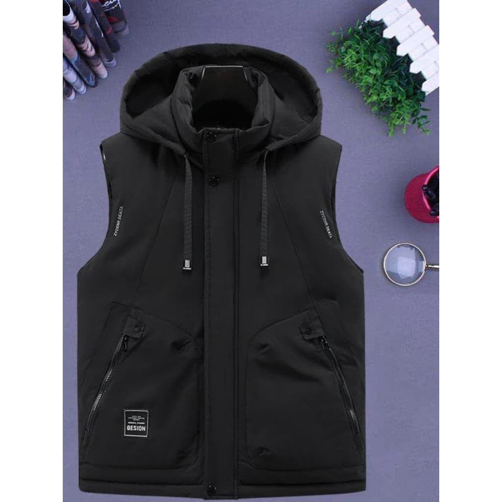 Street wear colete masculino exterior wear 2024 novo estilo para baixo colete de algodão colete térmico ferramentas tama