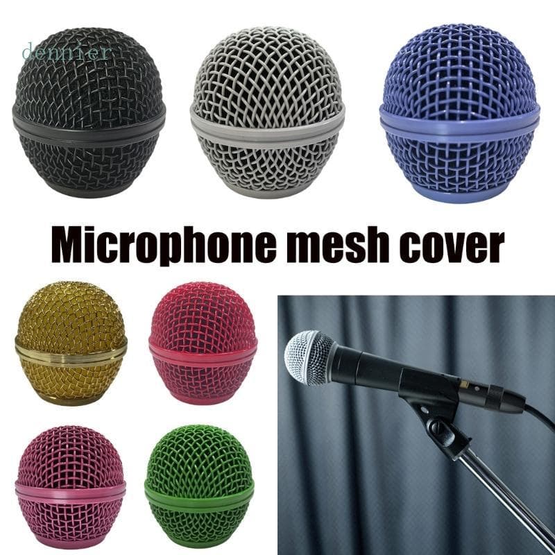 Tampa Metal Substituição Da Grade Dos Microfones Den Para SM58S E Outros