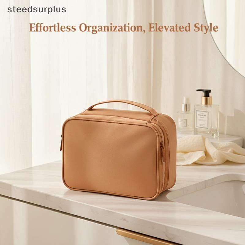 Saco De Armazenamento De Maquiagem Portátil Com Material Resistente À Água Perfeito Para Itens Essenciais De Higiene Pes