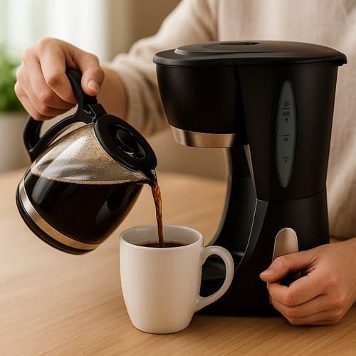 Cafeteira Elétrica Alta Capacidade 30 Xícaras 127V Preta Resistente Rápida Fácil Uso
