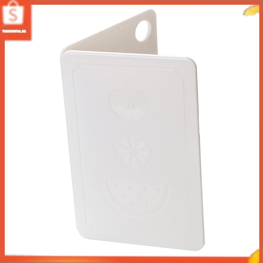 SHUAIGUO Tábua de corte de cozinha de plástico dobrável portátil para cortar frutas, piquenique ao ar livre,