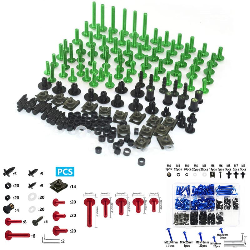 Para Kawasaki Z750 Z400 Z900 Z800 Z1000 Z650 Z1000SX Z250 Z1000R Z900RS ZH2 Acessórios Da Motocicleta Parafusos De Carro
